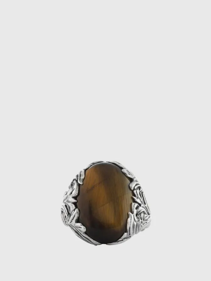 Men Jewelry John Varvatos TIGERS EYE RING No Color