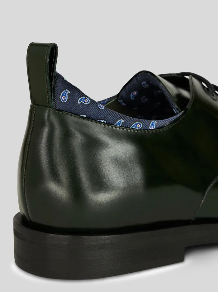 Men LaceUp Shoes With Paisley Pattern Etro LaceUp Shoes