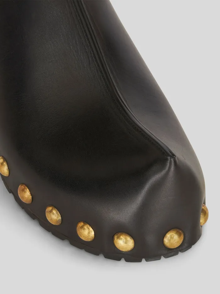 Men Leather Clogs Etro Sandals And Clogs