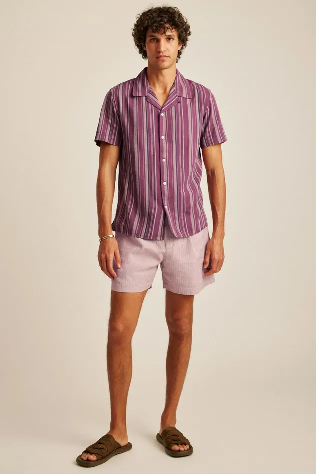 Men Limited Edition Riviera Cabana Shirt Burgundy Stripe Bonobos Casual Shirts Men Limited Edition Riviera Cabana Shirt Burgundy Stripe Bonobos Casual Shirts