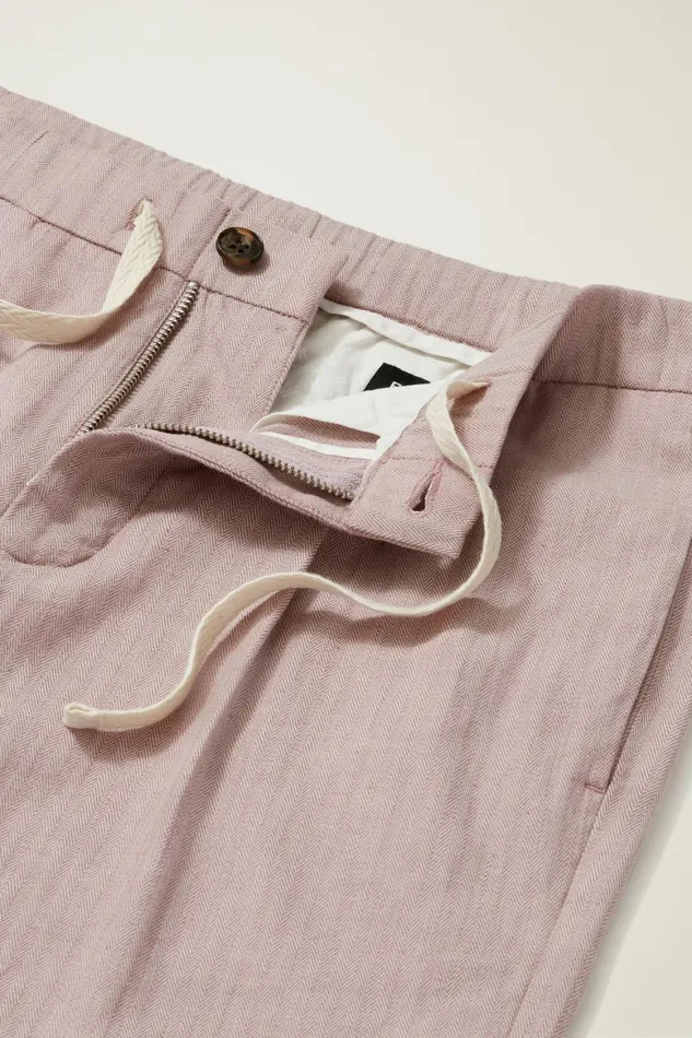Men Linen Blend Boardwalk Pant Dusty Orchid Bonobos Seasonal Pants