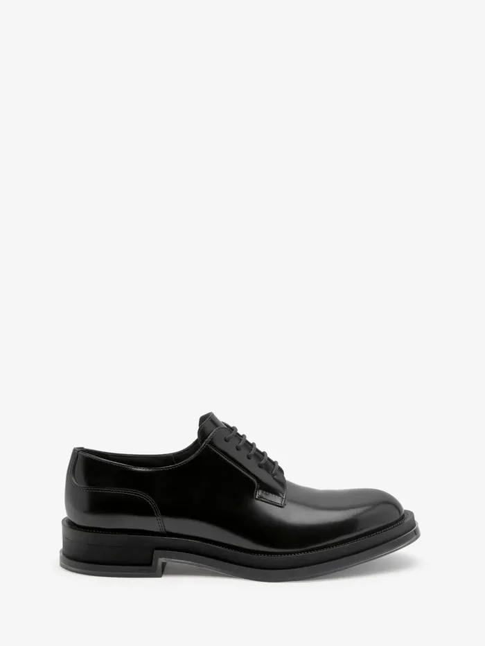 Men Loafers And Lace Ups Alexander McQueen Float Lace Up Blacktransparent