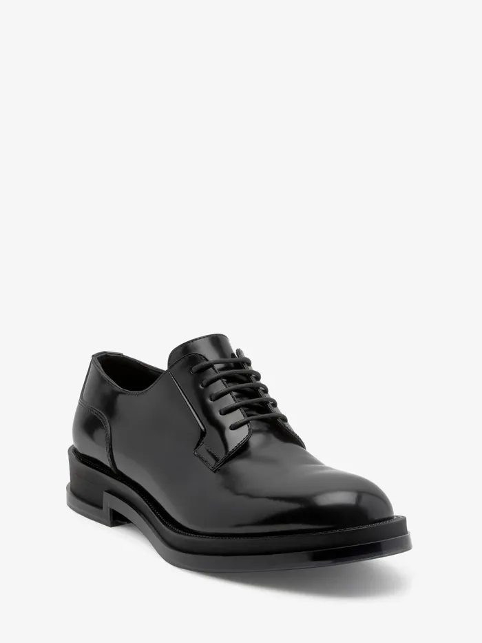 Men Loafers And Lace Ups Alexander McQueen Float Lace Up Blacktransparent