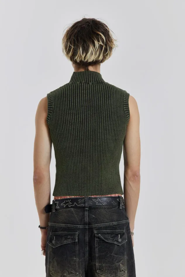 Men Lure Asymmetric Knit Jaded London TShirts and Vests