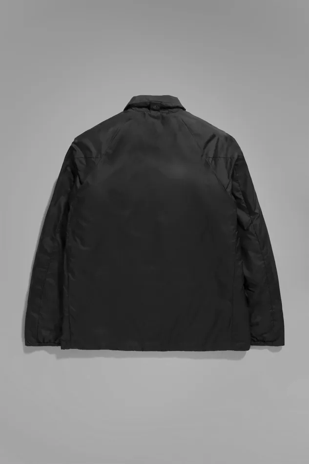 Men Norse Projects Outerwear Pertex Quantum Midlayer Shirt Black