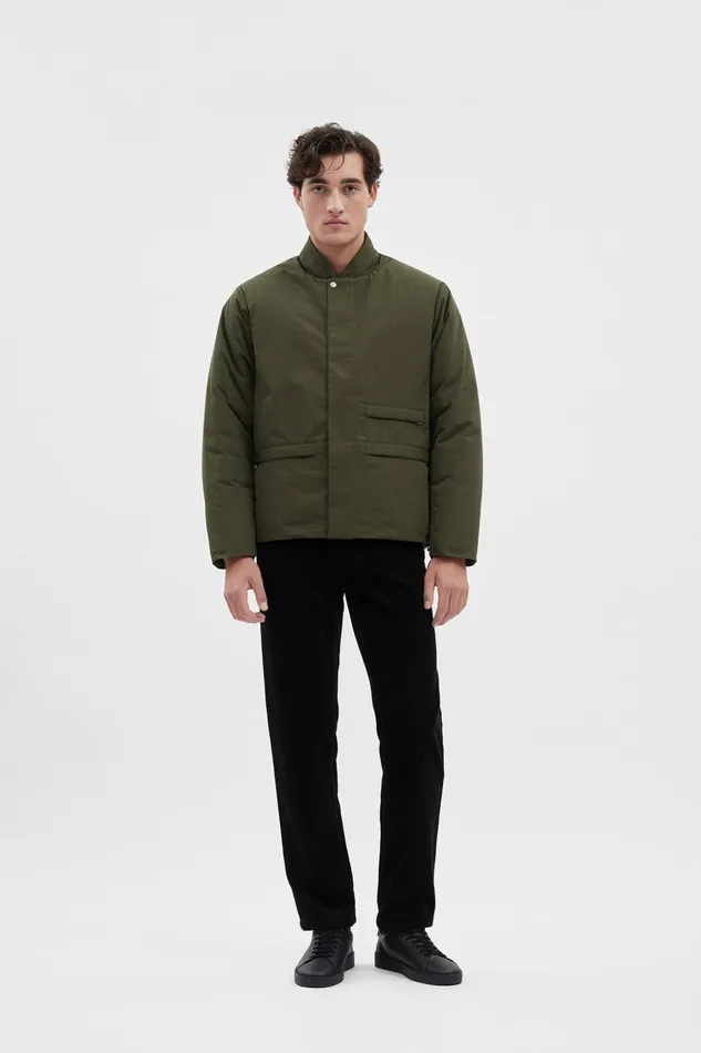 Men Norse Projects Outerwear Ryan Military Bomber Jacket Army Green