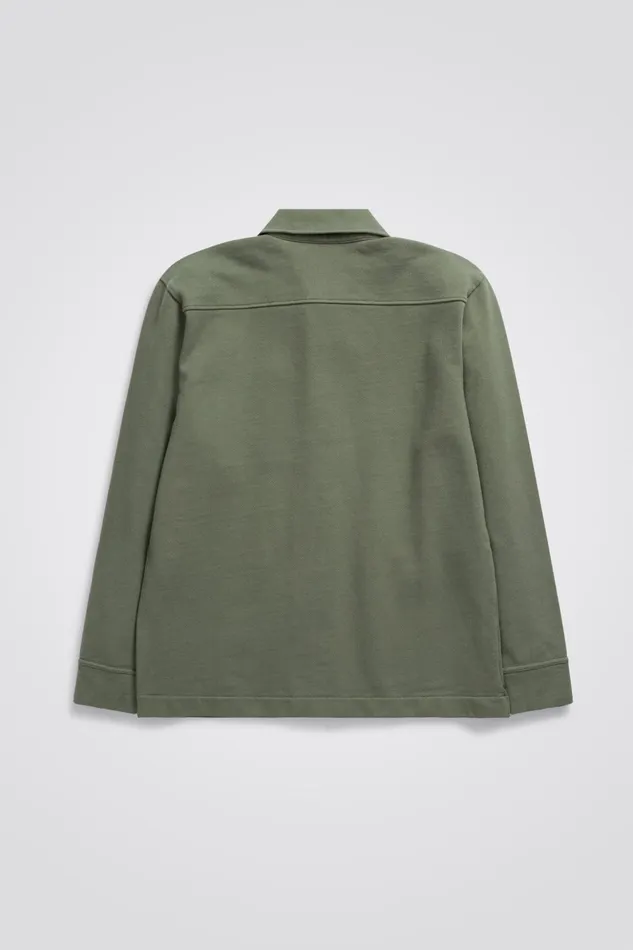 Men Norse Projects Overshirts Jorn Tab Series Overshirt Dried Sage Green
