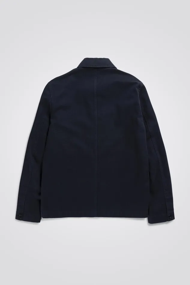 Men Norse Projects Overshirts Tyge Broken Twill Dark Navy