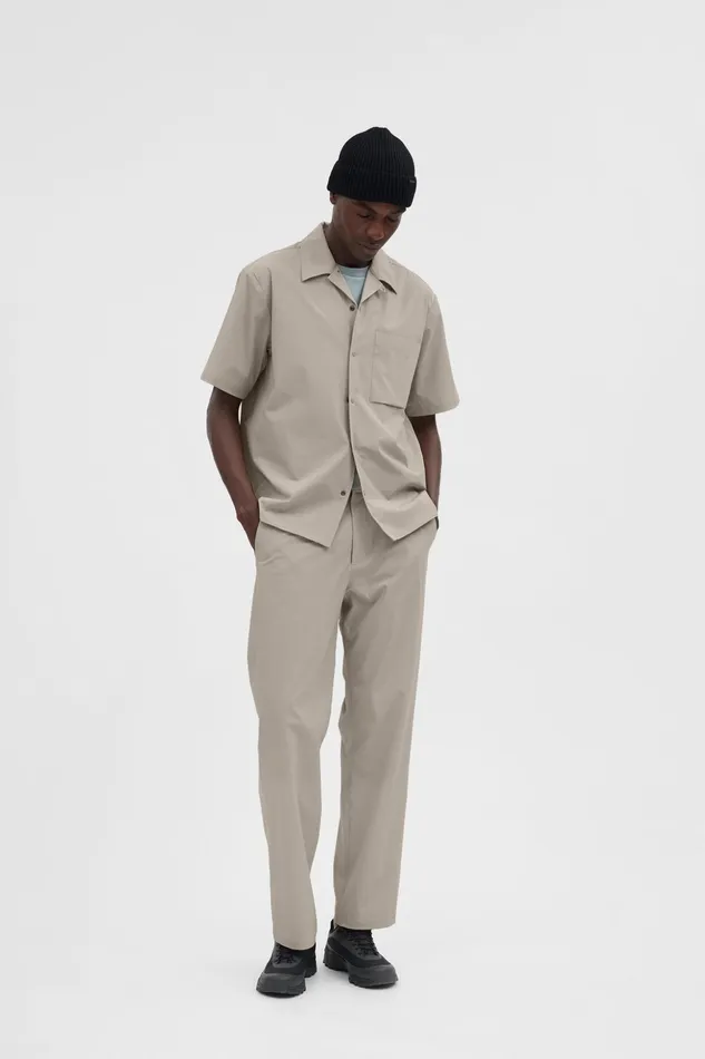 Men Norse Projects Shirting Carsten Travel Light Light Khaki