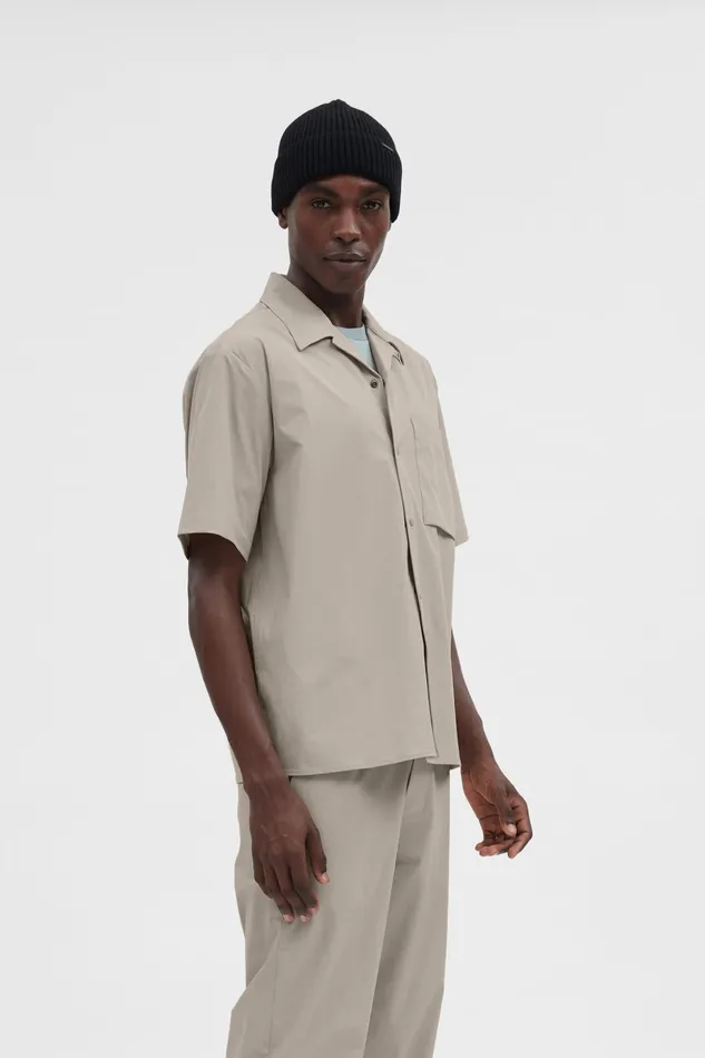 Men Norse Projects Shirting Carsten Travel Light Light Khaki