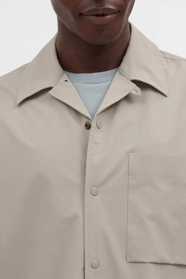 Men Norse Projects Shirting Carsten Travel Light Light Khaki