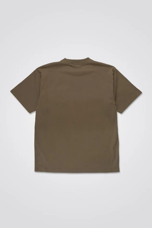 Men Norse Projects TShirts Simon Loose N Logo TShirt Sediment Green
