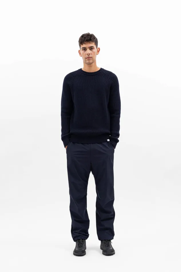 Men Norse Projects Trousers Alvar GoreTex Infinium Tech Trouser Dark Navy