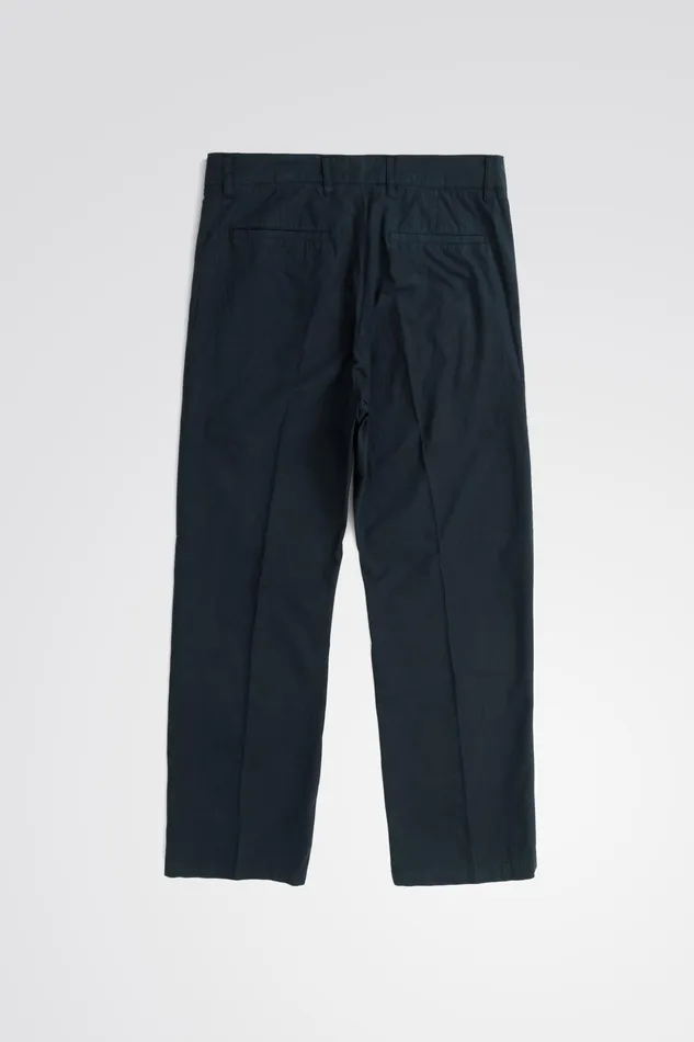 Men Norse Projects Trousers Andersen Regular Typewriter Flat Front Trouser Dark Navy
