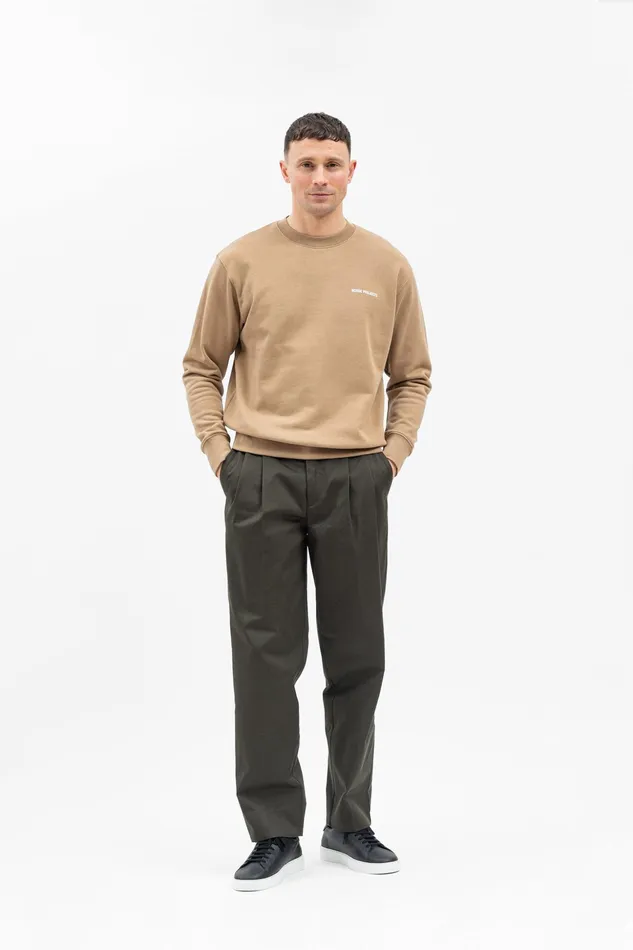 Men Norse Projects Trousers Aros Regular Light Stretch Chino Espresso