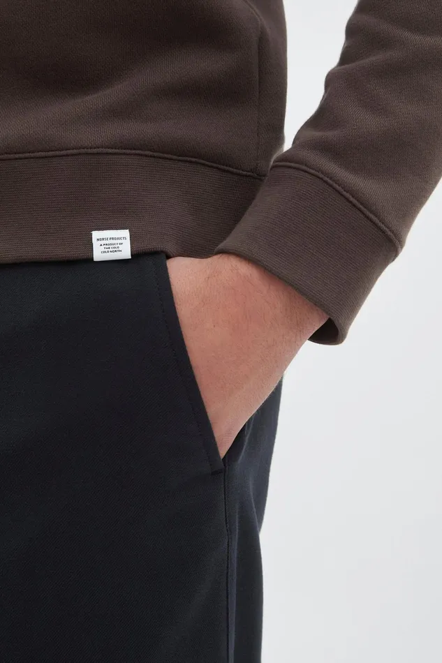 Men Norse Projects Trousers Aros Regular Light Stretch Chino Espresso