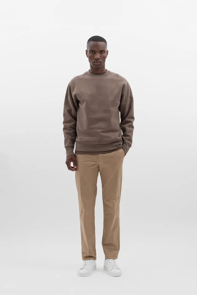 Men Norse Projects Trousers Aros Regular Light Stretch Chino Espresso