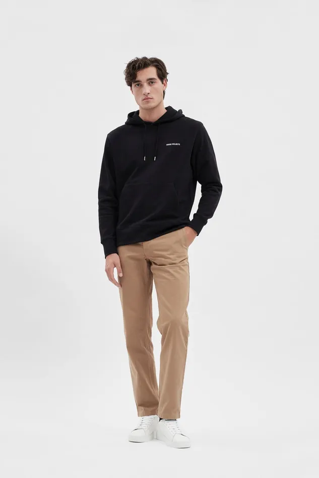 Men Norse Projects Trousers Aros Regular Light Stretch Chino Espresso