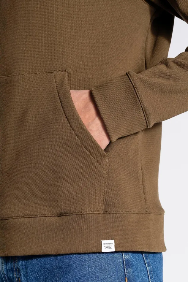 Men Norse Projects Trousers Aros Regular Light Stretch Chino Espresso