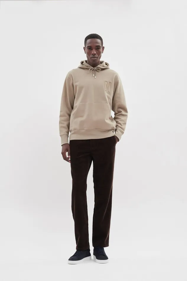 Men Norse Projects Trousers Aros Regular Light Stretch Chino Espresso
