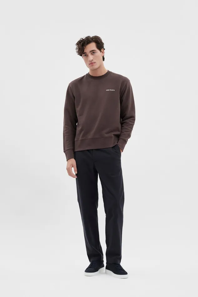 Men Norse Projects Trousers Aros Regular Light Stretch Chino Espresso