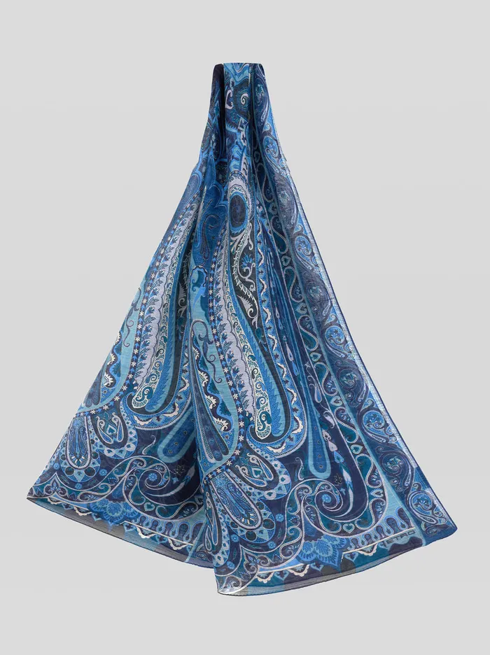 Men Paisley Design Scarf Etro Scarves