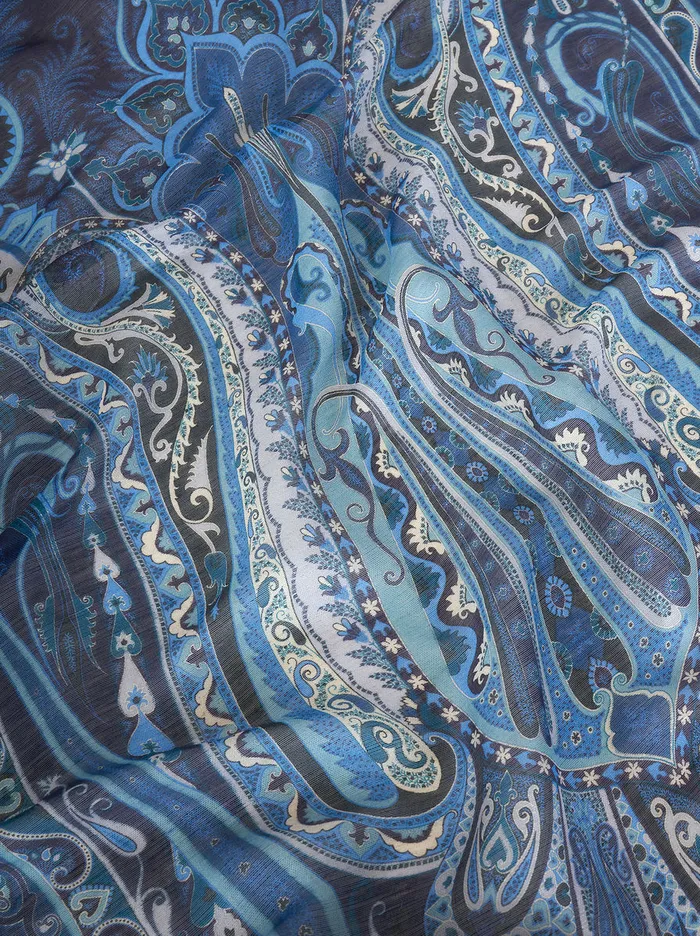 Men Paisley Design Scarf Etro Scarves
