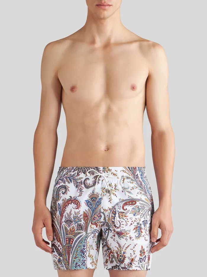 Men Paisley Swim Shorts Etro Beachwear