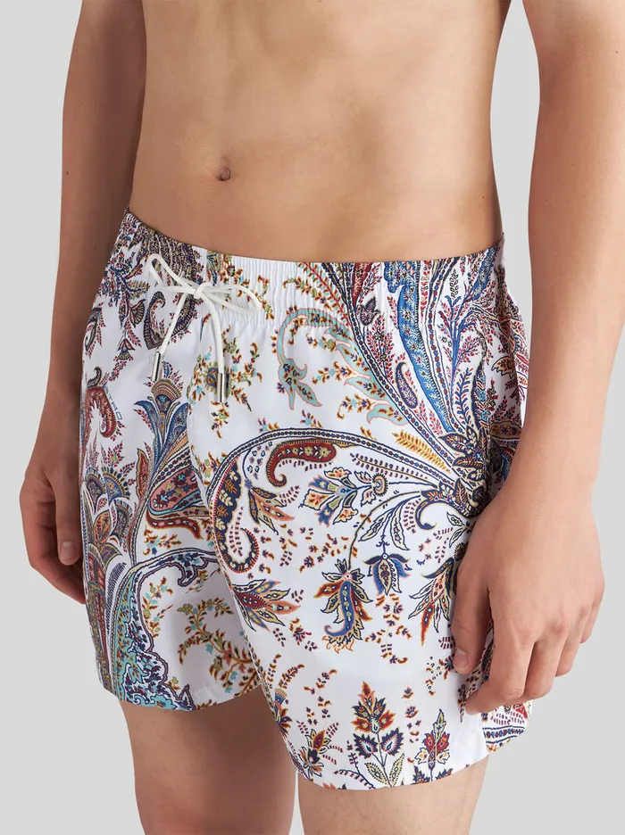 Men Paisley Swim Shorts Etro Beachwear