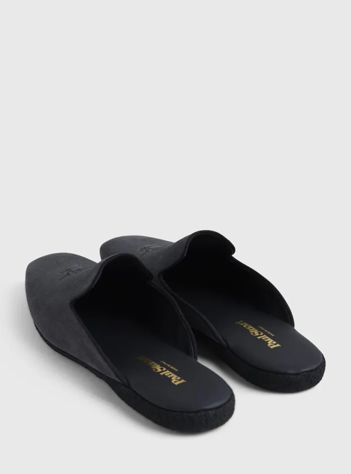 Men Paul Stuart Evening Hamilton Suede SlipOn Black Men Paul Stuart Evening Hamilton Suede SlipOn Black