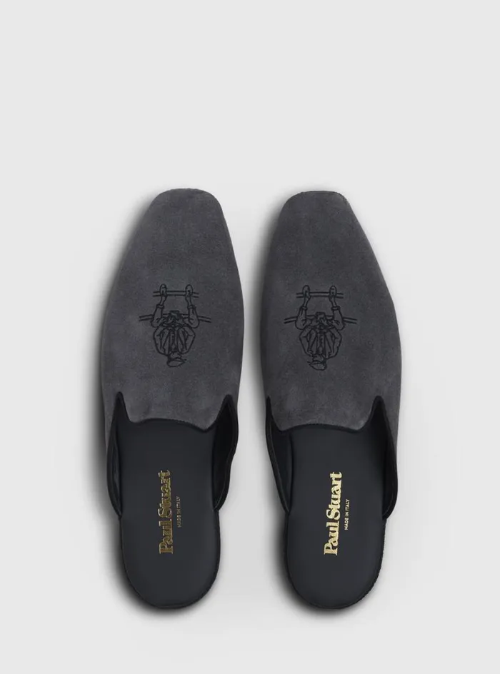 Men Paul Stuart Evening Hamilton Suede SlipOn Black Men Paul Stuart Evening Hamilton Suede SlipOn Black
