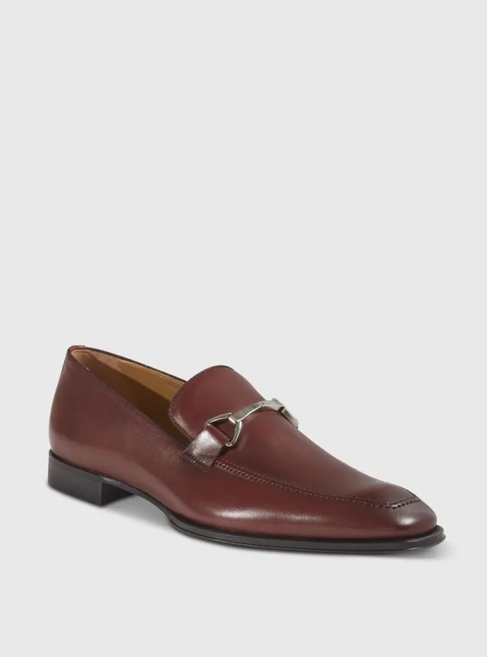 Men Paul Stuart Loafers Masters Leather Loafer Wine