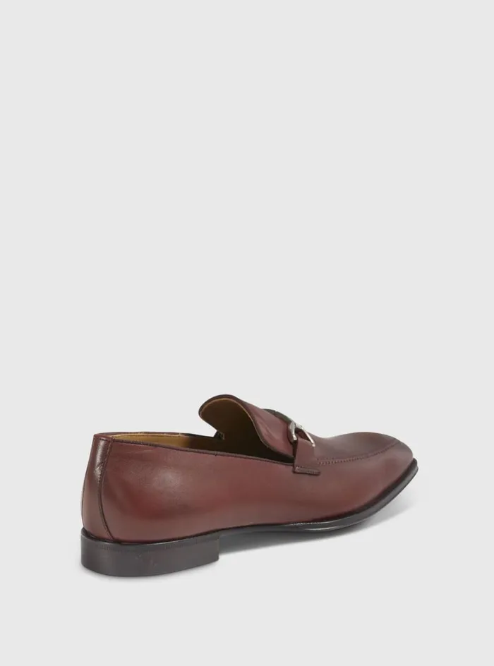 Men Paul Stuart Loafers Masters Leather Loafer Wine