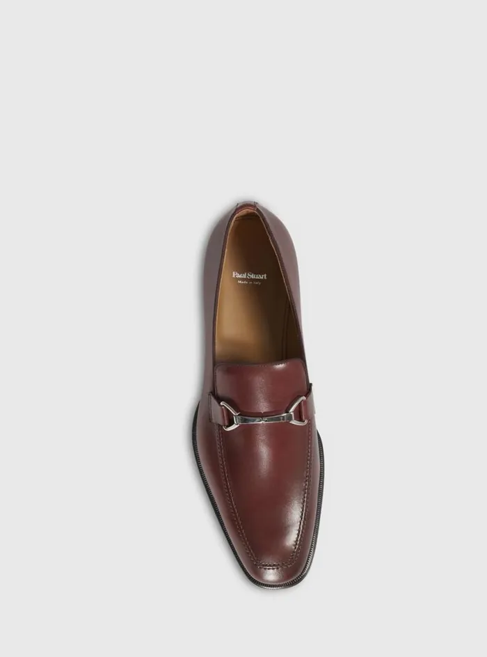 Men Paul Stuart Loafers Masters Leather Loafer Wine