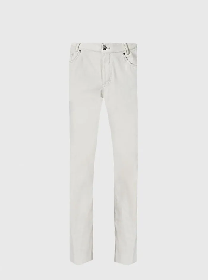 Men Paul Stuart Pants Classic FivePocket Corduroy Trouser Ivory