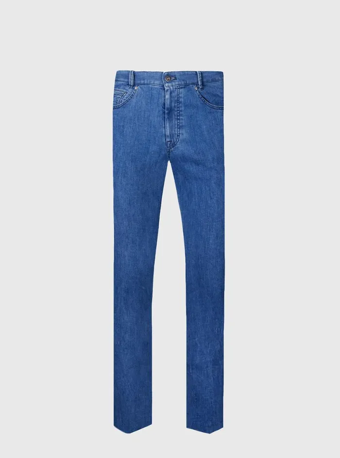 Men Paul Stuart Pants Medium Wash Jean Denim
