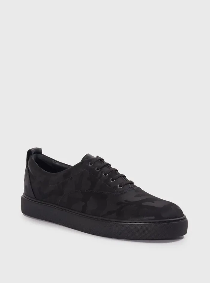 Men Paul Stuart Sneakers Star Camo Sneaker Black Men Paul Stuart Sneakers Star Camo Sneaker Black