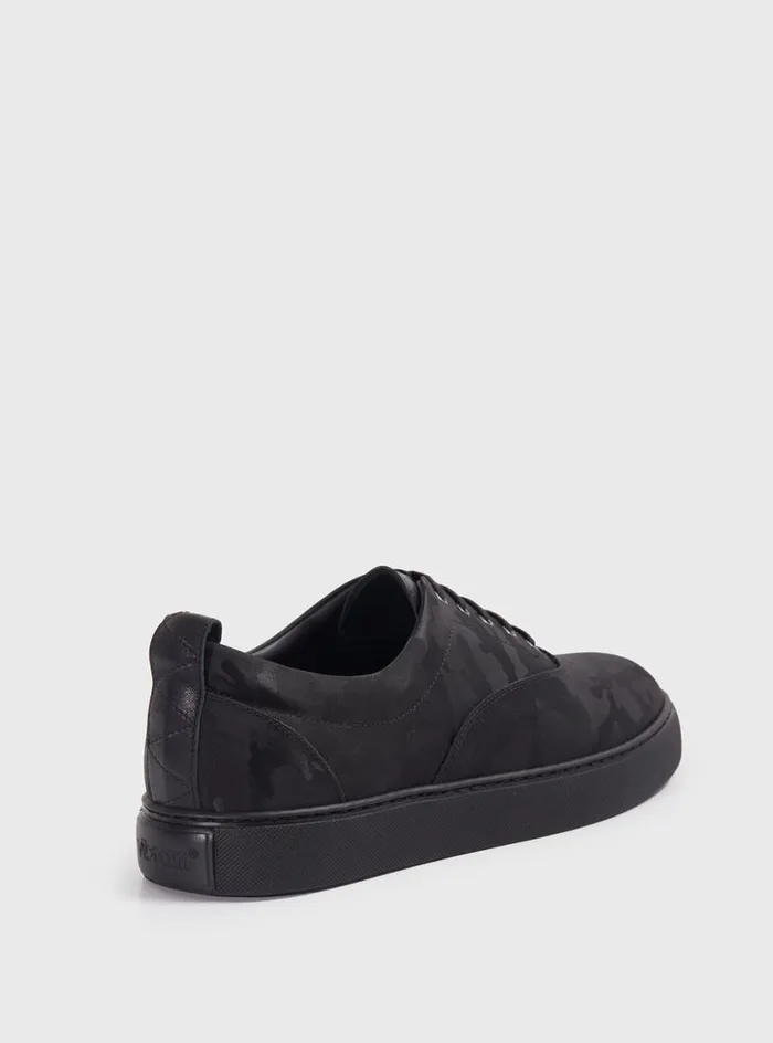 Men Paul Stuart Sneakers Star Camo Sneaker Black Men Paul Stuart Sneakers Star Camo Sneaker Black
