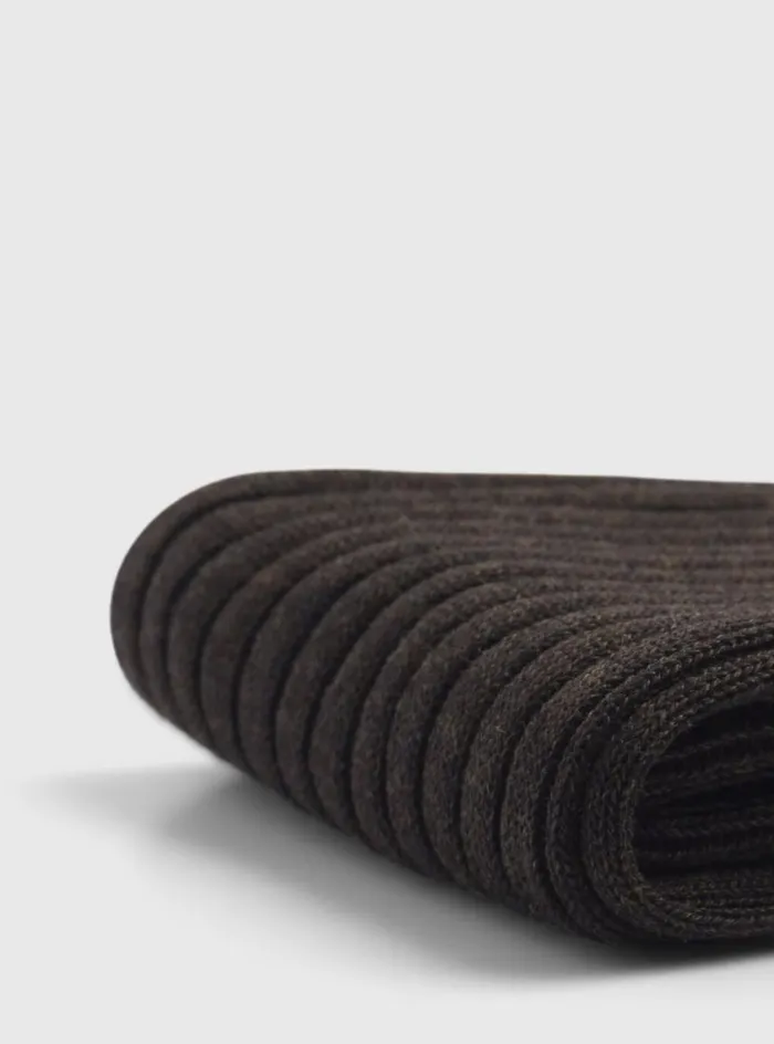Men Paul Stuart Socks Basic Dress Sock Brown