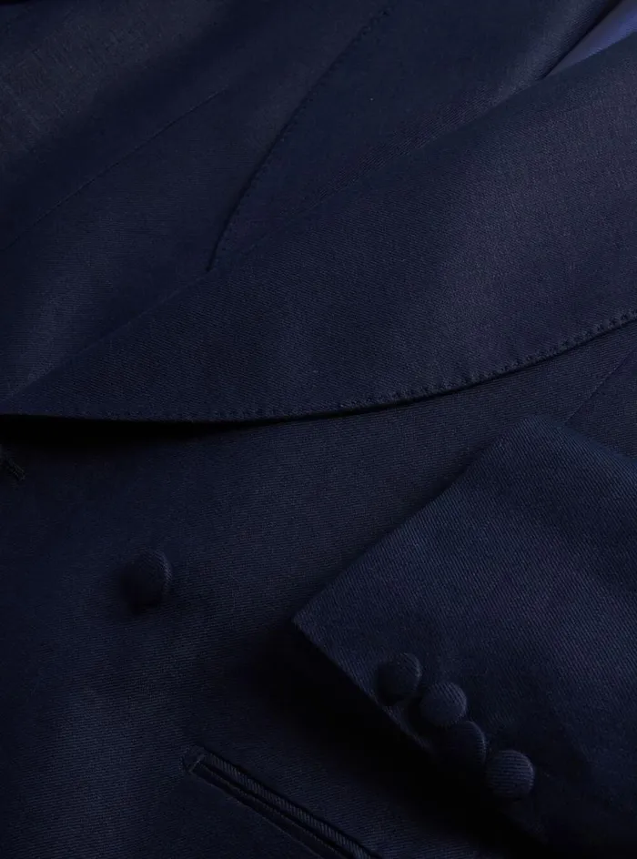 Men Paul Stuart Suits and Tuxedos Double Breasted Linen Dinner Jacket Navy Men Paul Stuart Suits and Tuxedos Double Breasted Linen Dinner Jacket Navy