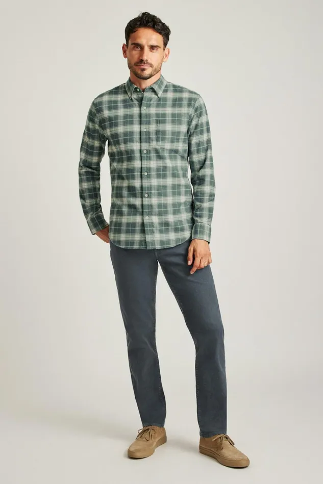 Men Performance Flannel Shirt Edenberry Plaid Bonobos Casual Shirts