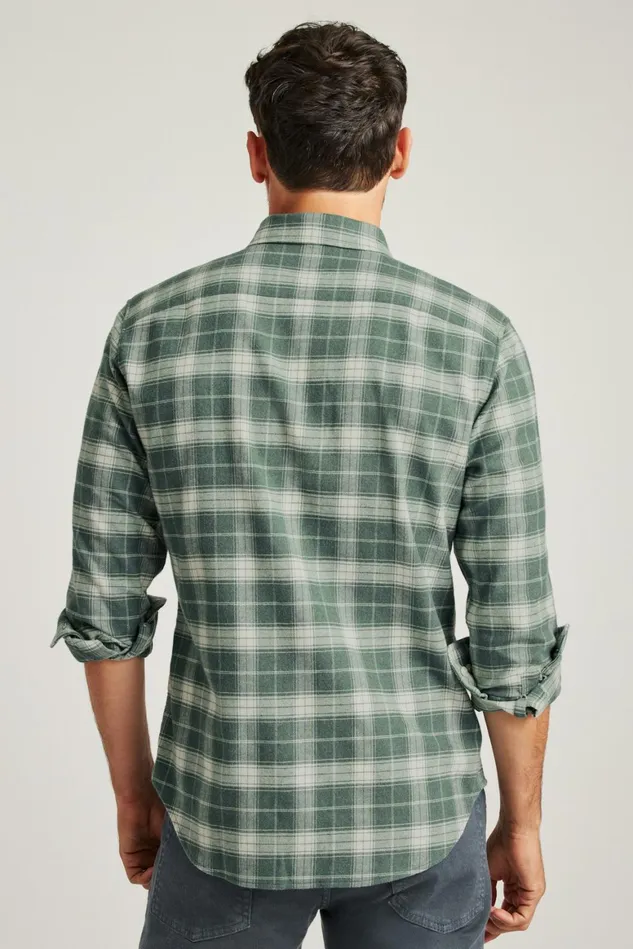 Men Performance Flannel Shirt Edenberry Plaid Bonobos Casual Shirts