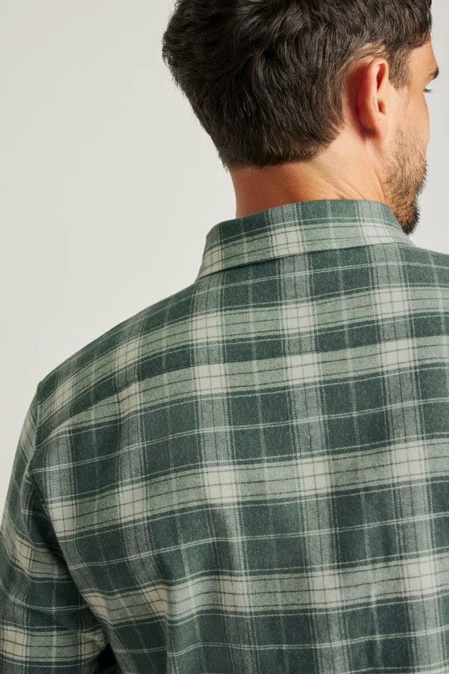 Men Performance Flannel Shirt Edenberry Plaid Bonobos Casual Shirts