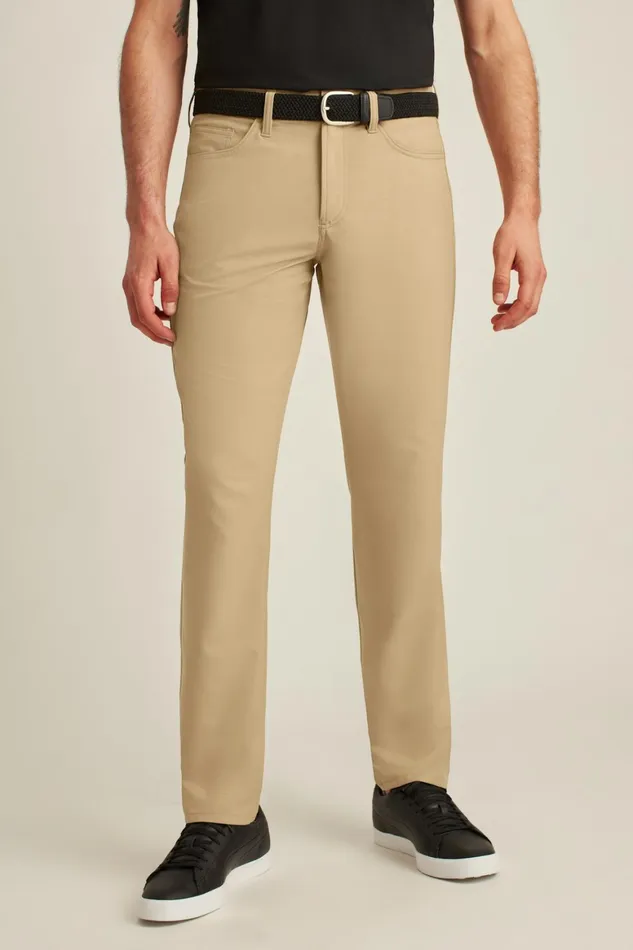 Men Performance Link 5Pocket Pants Oak Khaki Bonobos 5Pocket Pants