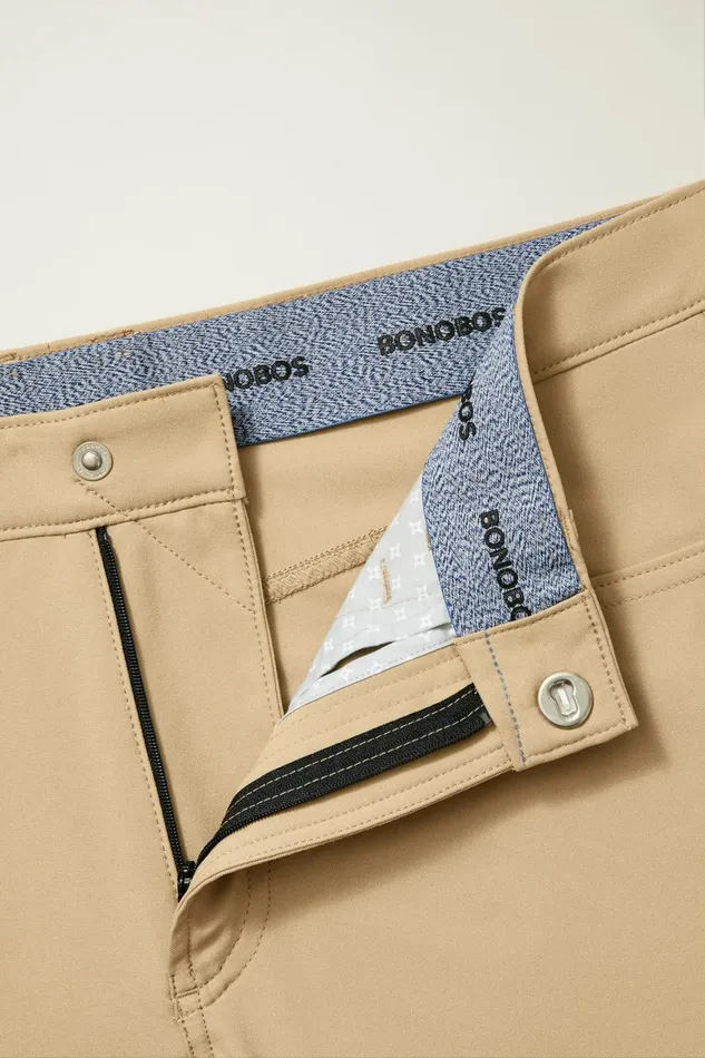 Men Performance Link 5Pocket Pants Oak Khaki Bonobos 5Pocket Pants