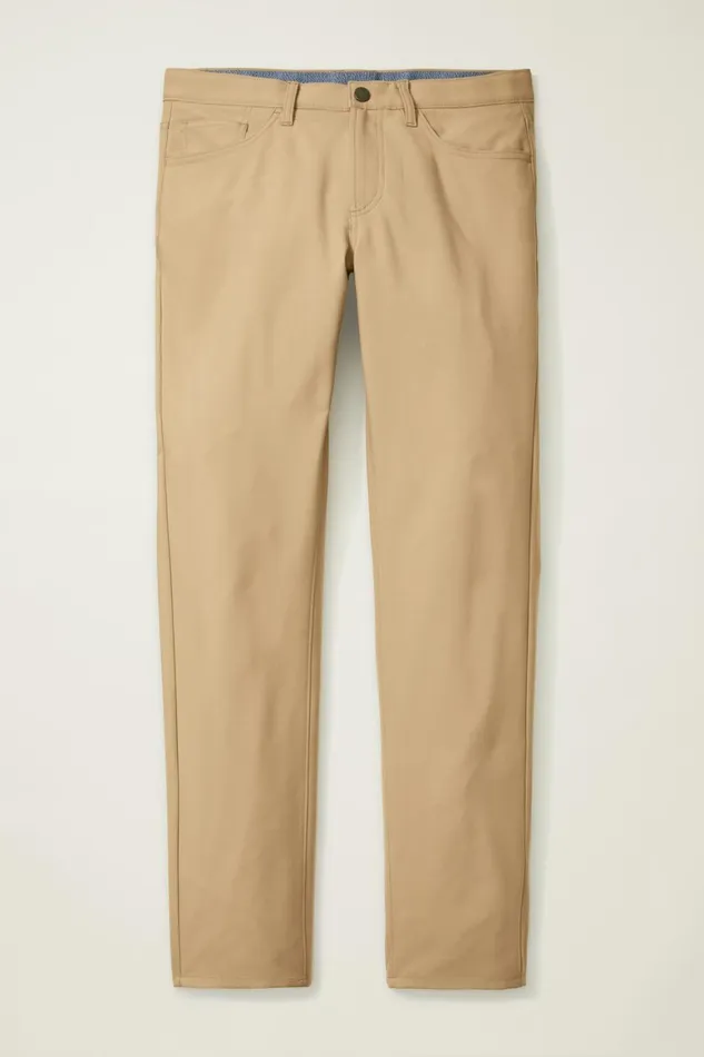 Men Performance Link 5Pocket Pants Oak Khaki Bonobos 5Pocket Pants