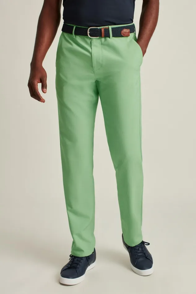 Men Performance Link Pants Heather Green Grass Bonobos Joggers and Athleisure