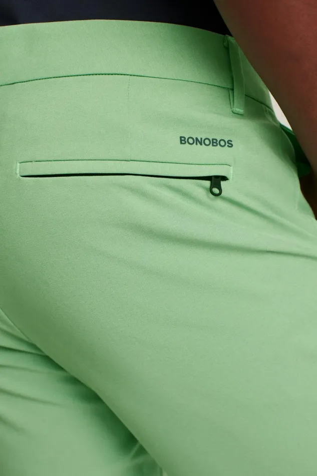 Men Performance Link Pants Heather Green Grass Bonobos Joggers and Athleisure