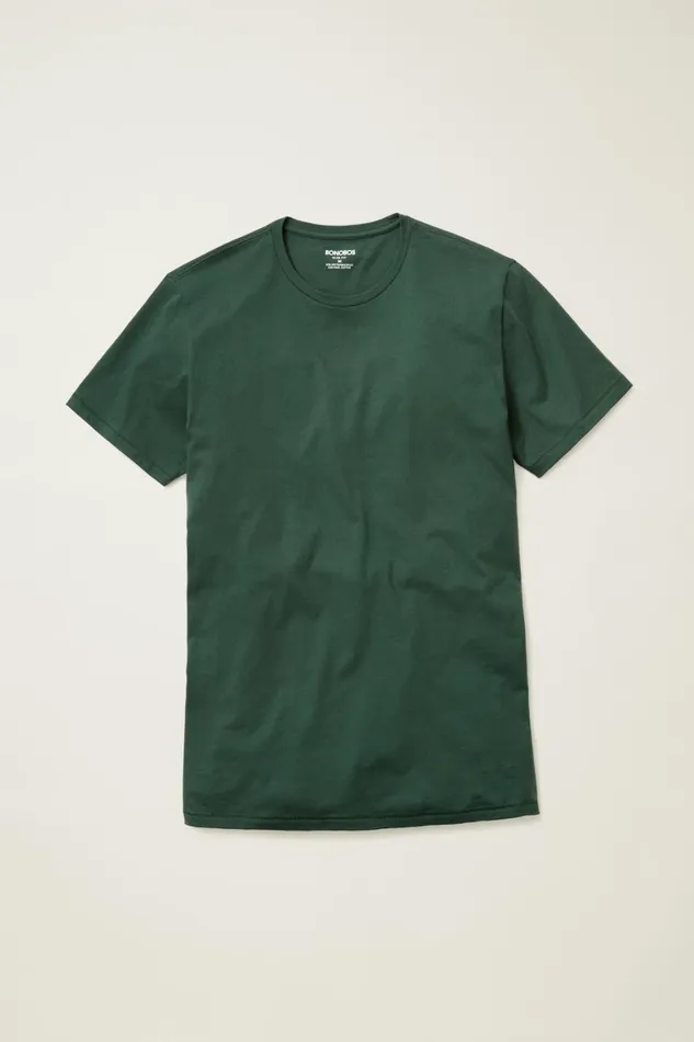 Men Pima Performance Tee Green Gables Bonobos Short Sleeve Tees