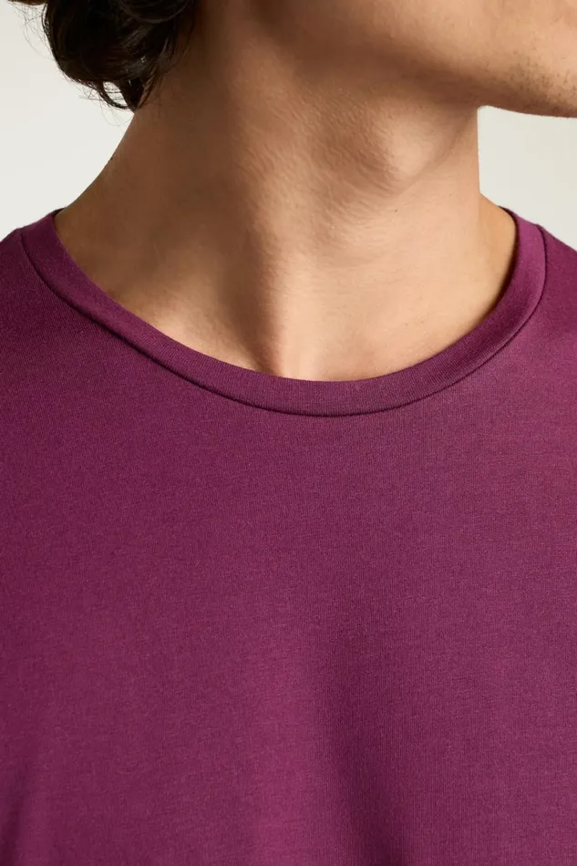 Men Pima Performance Tee Port Wine Bonobos Short Sleeve Tees